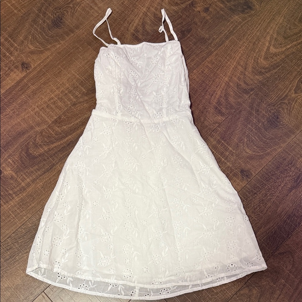White Eyelet Sundress